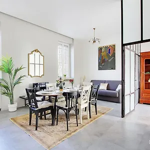 Apartamento Superbe Loft 2br - Buttes Chaumont, París